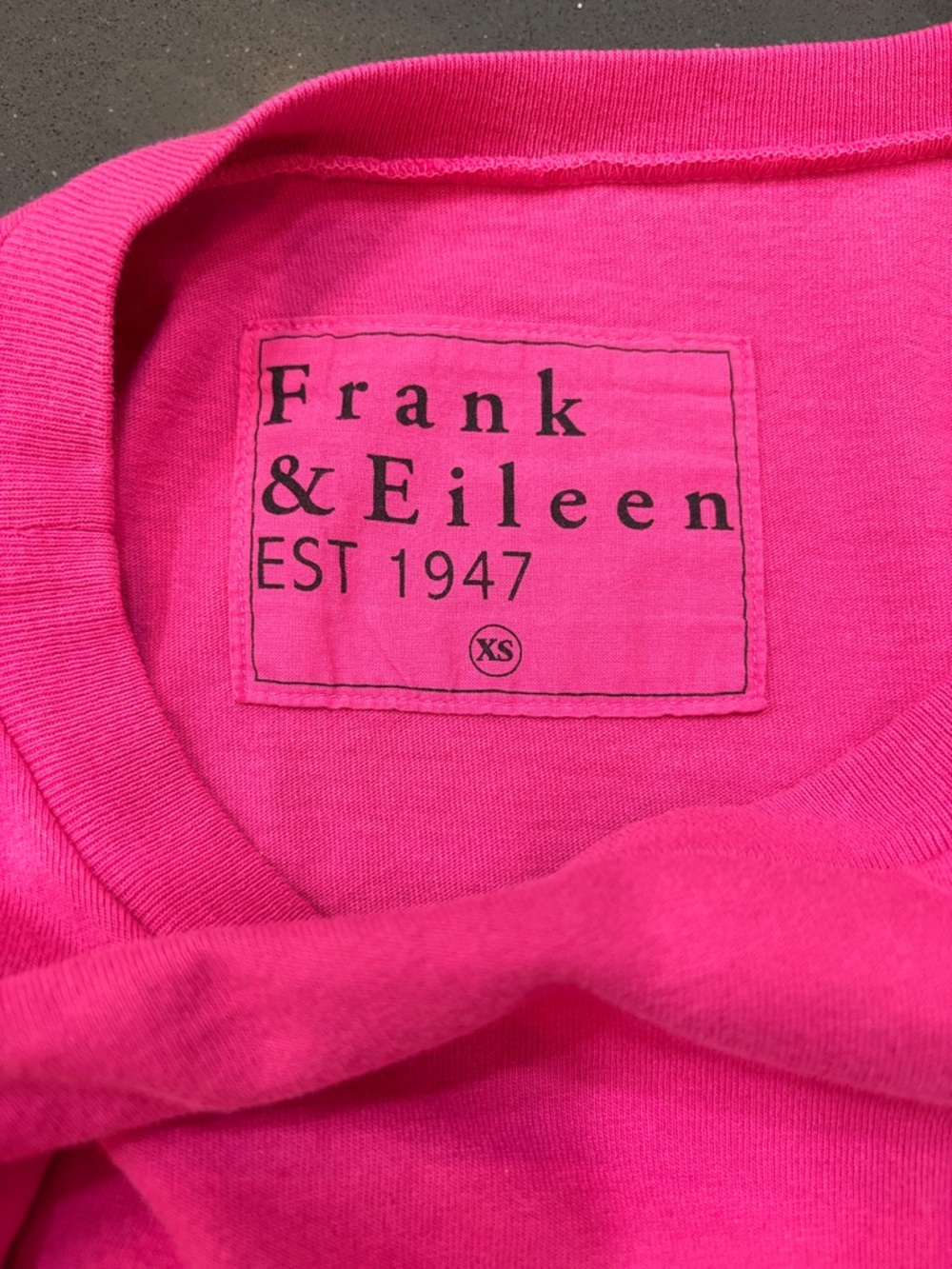Frank & Eileen Short Sleeve Crewneck Tee - Hot Pink - Picture 2 of 2